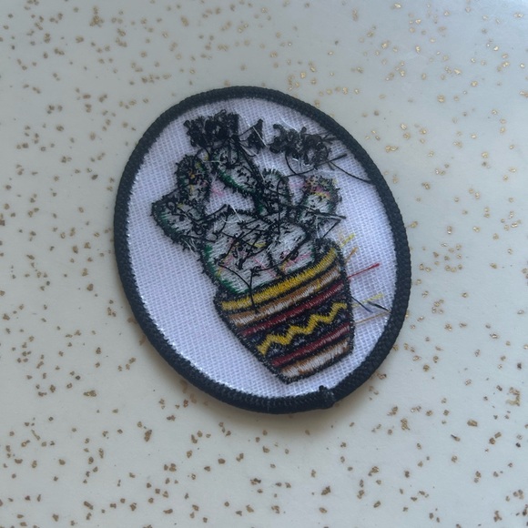 Cactus Embroidered Patch - Picture 3 of 3